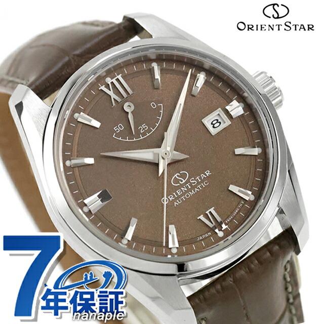 ORIENT STAR 自動巻き 腕時計 ブラウン Amazon.co.jp: [オリエントスター]ORIENT STAR 自動巻き腕時計 M45 F7