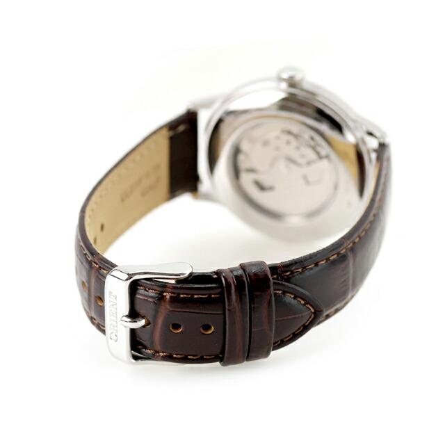 オリエント Classic Orient Bambino 自動巻き 腕時計 ブランド メンズ ORIENT CLASSIC RN-AC0033Y アナログ アイボリー ダークブラウン 白の画像