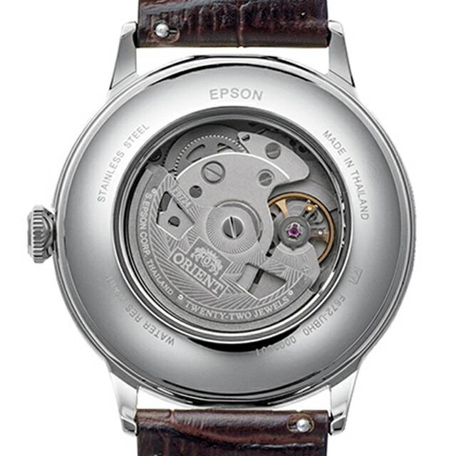 オリエント Classic Orient Bambino 自動巻き 腕時計 ブランド メンズ ORIENT CLASSIC RN-AC0033Y アナログ アイボリー ダークブラウン 白の画像