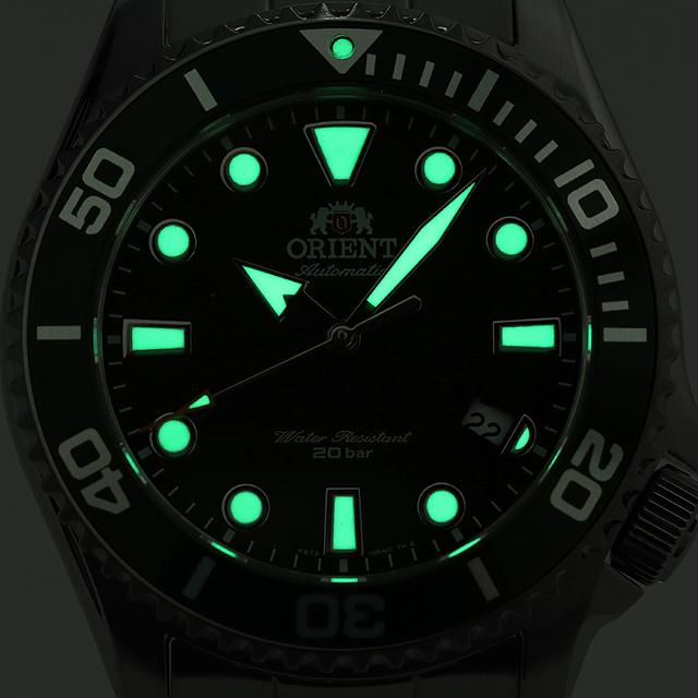 オリエント スポーツ ダイバー ダイバーズウォッチ メンズ 腕時計 ブランド RN-AC0K02E 時計 自動巻き 機械式 グリーン 父の日 プレゼント 実用的｜nanaple｜06