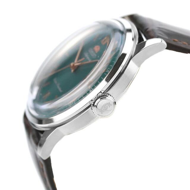 オリエント Classic Orient Bambino 自動巻き 腕時計 ブランド メンズ ORIENT CLASSIC RN-BB0001E アナログ グリーン ダークブラウンの画像