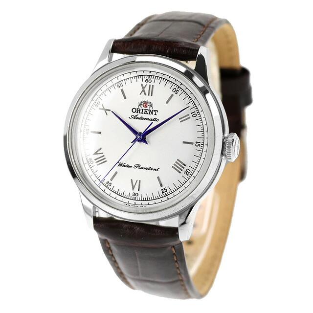 オリエント Classic Orient Bambino 自動巻き 腕時計 ブランド メンズ ORIENT CLASSIC RN-BB0002S アナログ シルバー ダークブラウンの画像