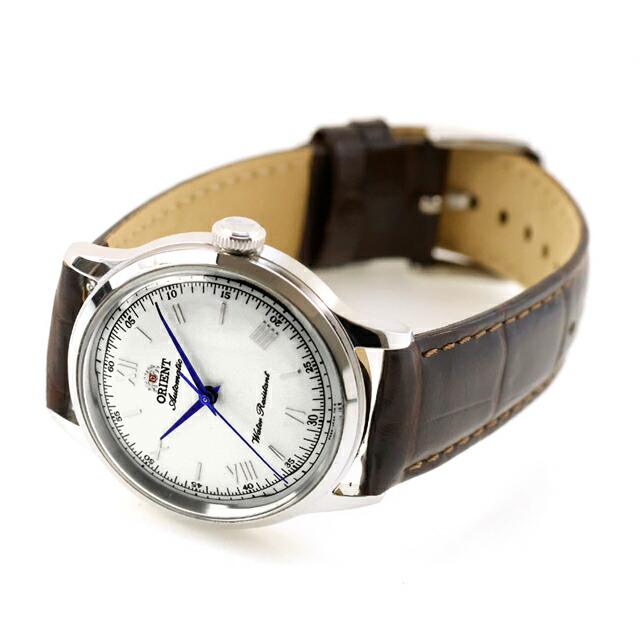 オリエント Classic Orient Bambino 自動巻き 腕時計 ブランド メンズ ORIENT CLASSIC RN-BB0002S アナログ シルバー ダークブラウンの画像