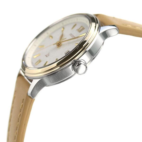 オリエント イオ チュラル＆プレーン 腕時計 キャラメルマキアート 日本製 クオーツ レディース RN-WG0420S ORIENT ホワイト キャメル｜nanaple｜03
