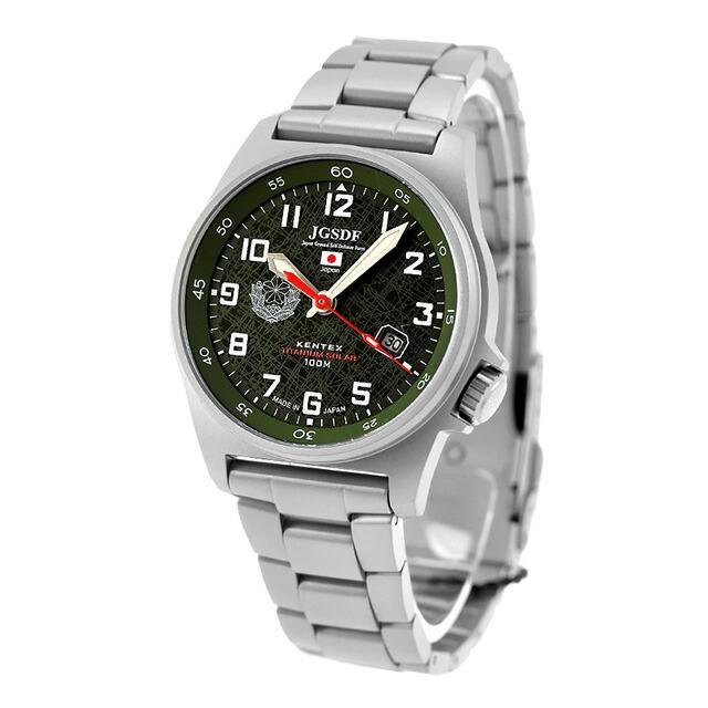 JSDF ケンテックス ソーラー 腕時計 ブランド メンズ チタン Kentex