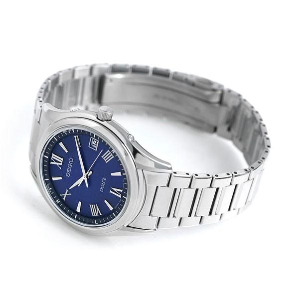 セイコー ドルチェ ソーラー電波 メンズ 腕時計 ブランド SADZ197 SEIKO ネイビー 父の日 プレゼント 実用的｜nanaple｜04