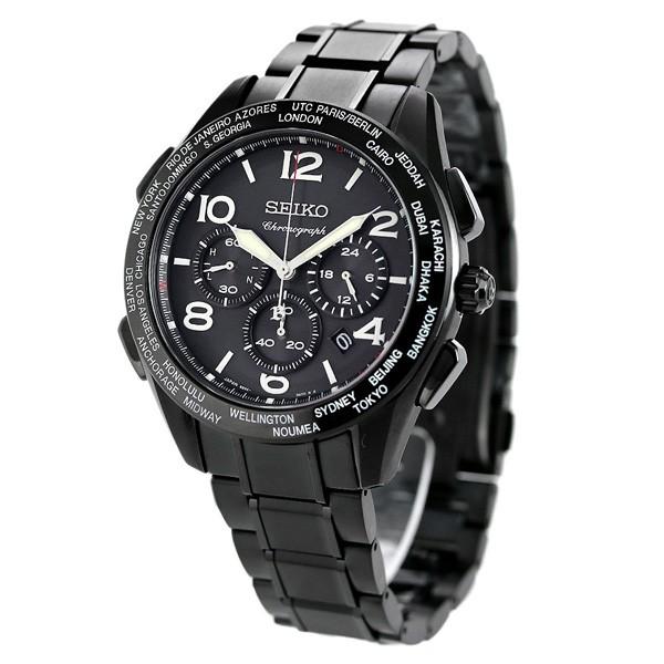 セイコー ブライツ 周年 限定モデル クロノグラフ チタン 電波ソーラー メンズ 腕時計 Saga297 Seiko Brightz オールブラック 黒 腕時計のななぷれ 通販 Paypayモール
