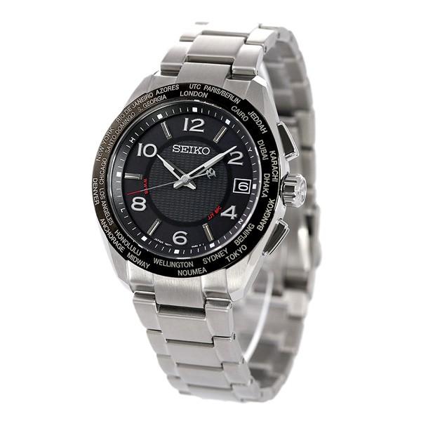 セイコー ブライツ 周年 限定モデル ワールドタイム チタン 電波ソーラー メンズ 腕時計 Sagz107 Seiko Brightz ブラック 腕時計のななぷれ 通販 Paypayモール