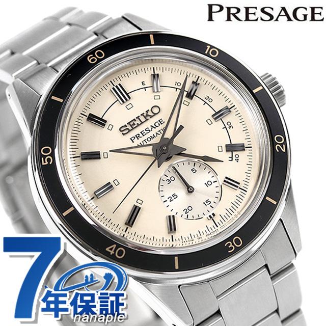 セイコー メカニカル プレザージュ ベーシックライン 日本製 自動巻き メンズ 腕時計 SARY209 SEIKO Mechanical PRESAGE  アイボリー :SARY209:腕時計のななぷれ - 通販 - Yahoo!ショッピング