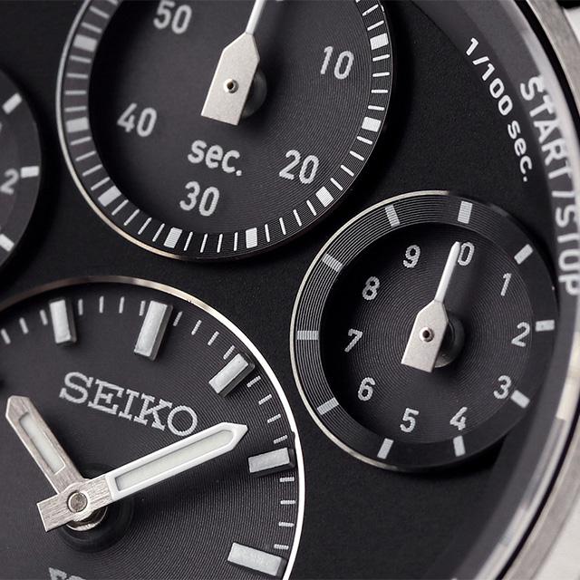 セイコー プロスペックス スピードタイマー ソーラー 腕時計 ブランド メンズ SEIKO SBER003 アナログ ブラック 黒｜nanaple｜06