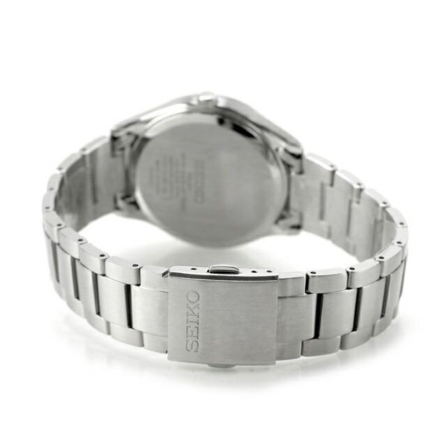 SEIKO セイコー 電波ソーラー メンズ腕時計 ホワイト シルバー デイト SEIKO SELECTION セイコーセレクション アラビア Sシリーズ ソーラー