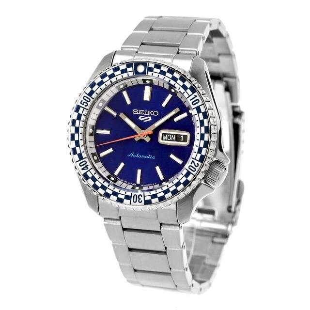 Sports Style セイコー5 スポーツ チェッカーフラグ 自動巻き 腕時計