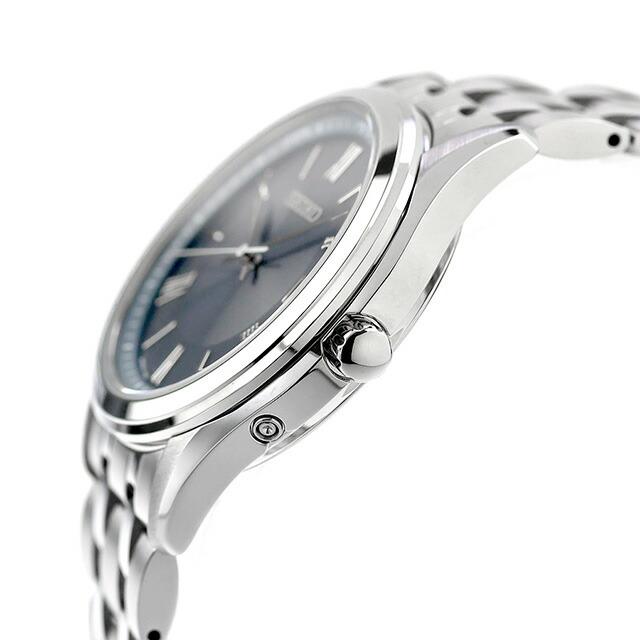 セイコーセレクション Sシリーズ ペア 電波ソーラー 腕時計 ブランド メンズ SEIKO SELECTION SBTM359 アナログ ブルーグレー 日本製の画像