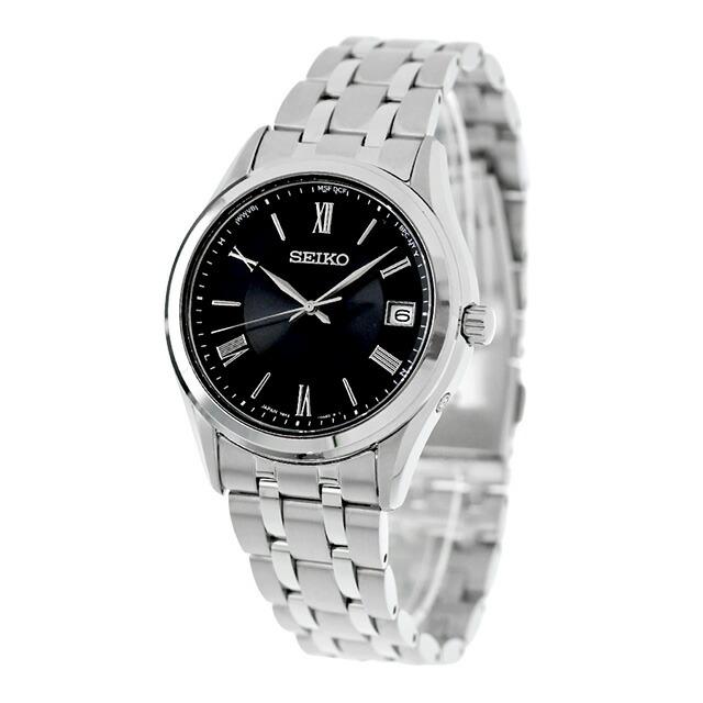 セイコー セレクション Sシリーズ SBTM361 ソーラー電波 ブラック SEIKO SELECTION セイコー セレクション Sシリーズ 電波 ソーラー
