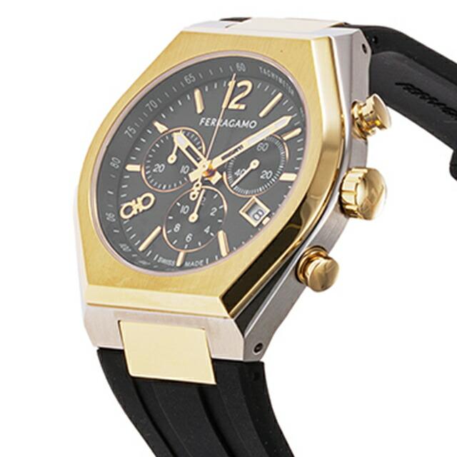 サルヴァトーレ フェラガモ TONNEAU GENT クオーツ 腕時計 ブランド メンズ クロノグラフ Salvatore Ferragamo SFUV00322 アナログの画像