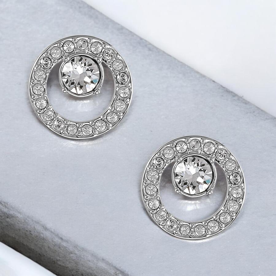 SWAROVSKI スワロフスキー ピアス レディース ブランド 5201707 シルバー : 腕時計のななぷれ - 通販 - Yahoo ...