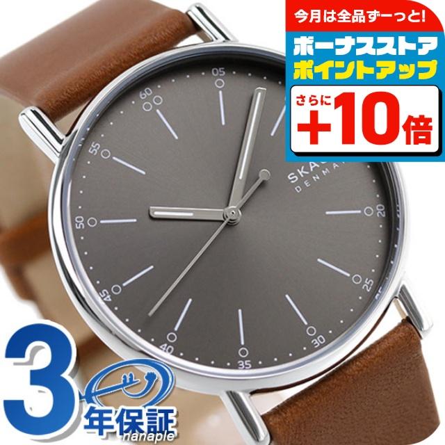 Skagen スカーゲン クォーツ  チタン/マットシルバー 16LGMT   シルバーカラー メンズ / 240001182315 SKAGEN（スカーゲン） 腕時計 メンズ クロノグラフ グレー シルバー