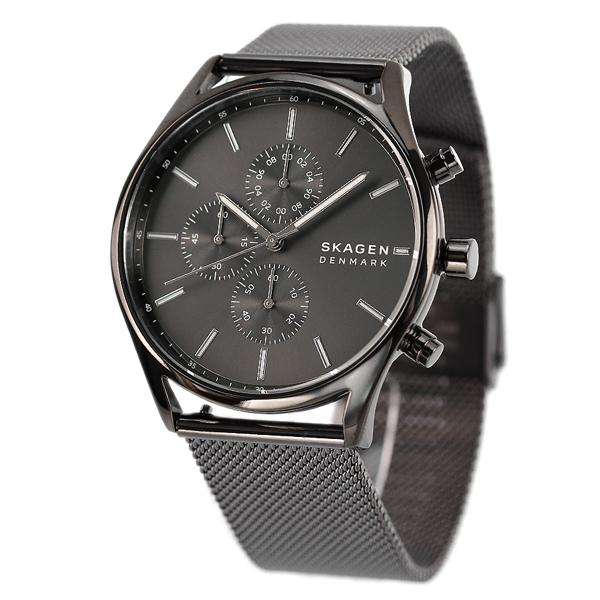 SKAGEN（スカーゲン） ホルスト 42mm クロノグラフ メンズ 腕時計 ブランド SKW6608 HOLST ガンメタル プレゼント ...
