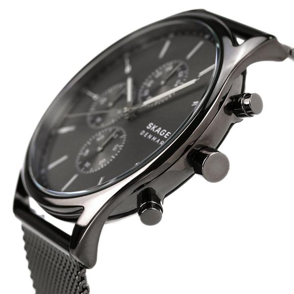 SKAGEN（スカーゲン） ホルスト 42mm クロノグラフ メンズ 腕時計 ブランド SKW6608 HOLST ガンメタル プレゼント ...