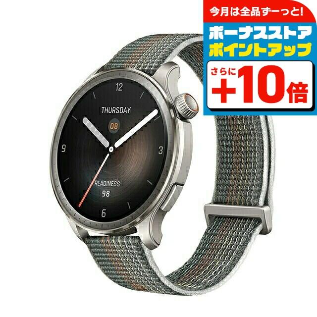 Amazfit アマズフィット Balance 充電式クオーツ スマートウォッチ 