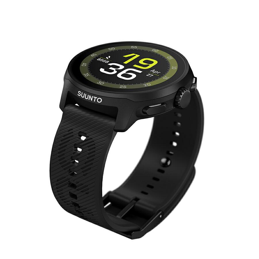 SUUNTO RUN 腕時計(デジタル) オールブラック SUUNTO スント RUN ラン ALL BLACK 充電式クォーツ スマート