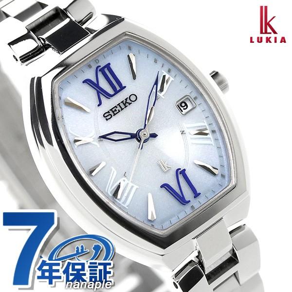 電波ソーラー Lukia ルキア Lukia 腕時計 チタン レディース Seiko 電波ソーラー Ssqw027 ブルー 腕時計 セイコー 青 レディトノー 綾瀬はるか Ssqw027 腕時計のななぷれ
