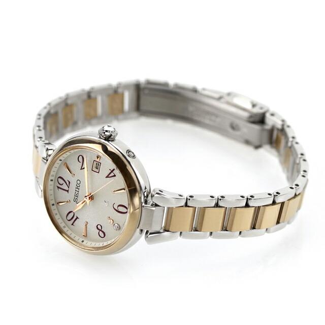 LUKIA セイコー ルキア ピオニーホワイト 電波ソーラー 腕時計