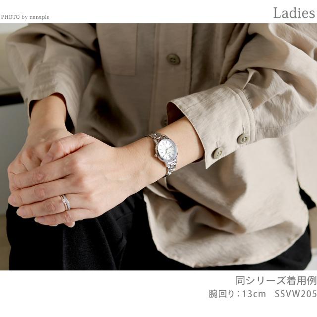 セイコー ルキア ソーラー電波 腕時計 ブランド レディース SEIKO SSVW208 アナログ ブラウン 日本製｜nanaple｜07