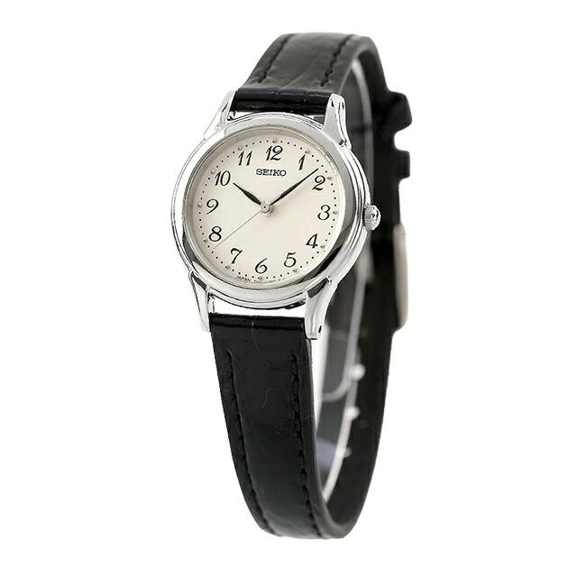 セイコーセレクション スピリット クオーツ 腕時計 ブランド レディース SEIKO SELECTION STTC005 アナログ ホワイト ブラック 黒 日本製の画像