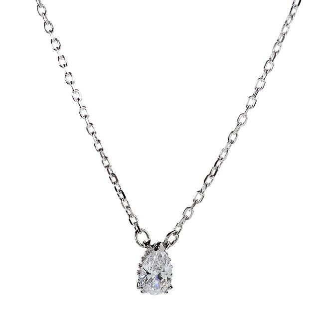 ＊ほぼ未使用＊Swarovski シルバーペンダントネックレス SWAROVSKI（スワロフスキー） ネックレス レディース ブランド