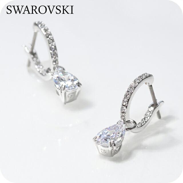 シルバー SWAROVSKI フープピアス 両耳用 クリスタル SWAROVSKI（スワロフスキー） ピアス レディース SWAROVSKI Stilla