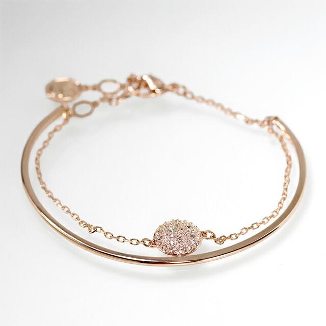 SWAROVSKI（スワロフスキー） バングル レディース ブランド SWAROVSKI Sublima ブレスレット 5683452 ローズ ...