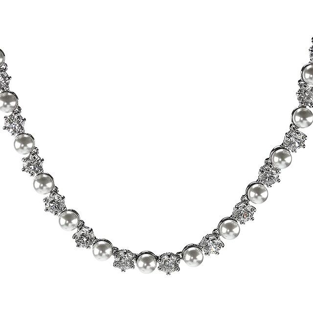 【極美品】SWAROVSKI ネックレス SWAROVSKI（スワロフスキー） ネックレス レディース ブランド