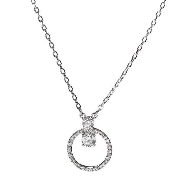 【極美品】SWAROVSKI スワロフスキー ネックレス アクセサリー SWAROVSKI（スワロフスキー） ネックレス レディース ブランド