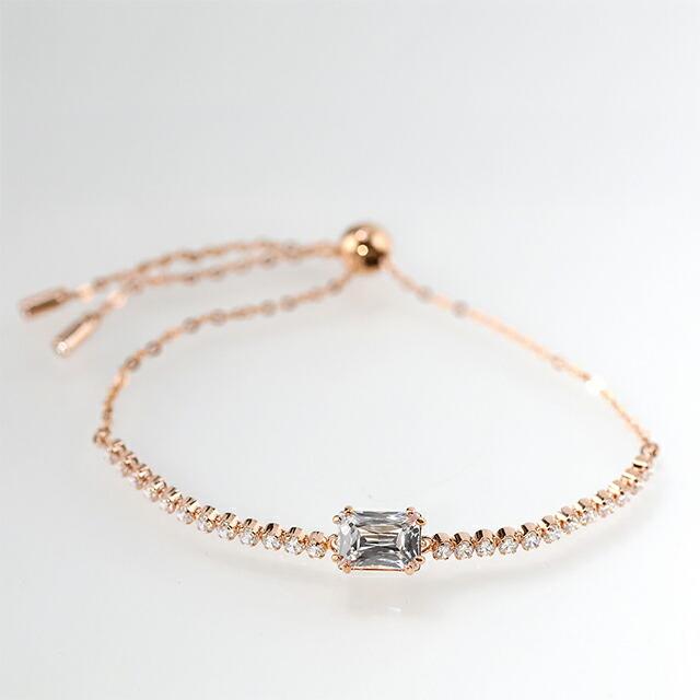 スワロフスキー ブレスレット レディース ブランド SWAROVSKI Matrix スワロフスキー 5730706 ローズゴールド アクセサリーの画像