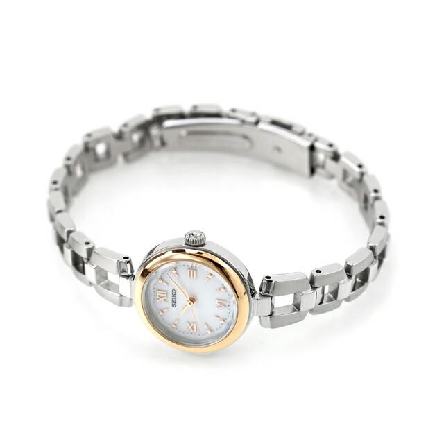 【新品】 SEIKO SELECTION 腕時計 レディース SWFA210 Sシリーズ ブレスレット ソーラー ホワイトxシルバー アナログ表示 セイコー セレクション Sシリーズ SWFA210 レディース ソーラー 3針