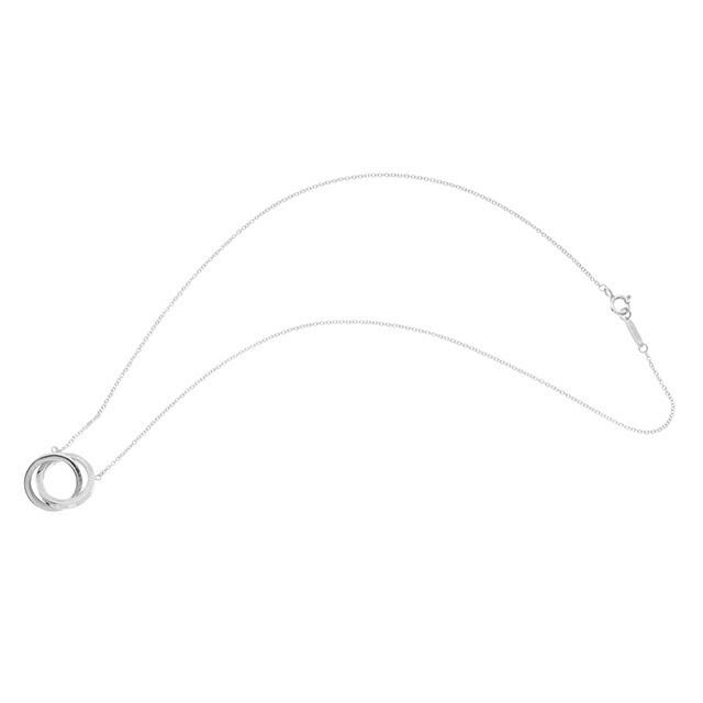 ティファニー ネックレス レディース ブランド Tiffany リング 2連 22992139 シルバー アクセサリーの画像