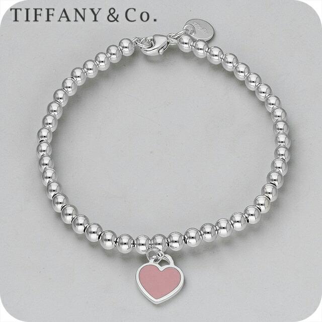Tiffany ハート型ブレスレット　ピンク TIFFANY&Co.（ティファニー） ブレスレット レディース ブランド