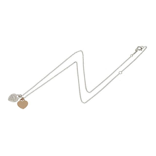 ティファニー ネックレス レディース ブランド Tiffany ハート 69684017 シルバー/ローズゴールド アクセサリーの画像