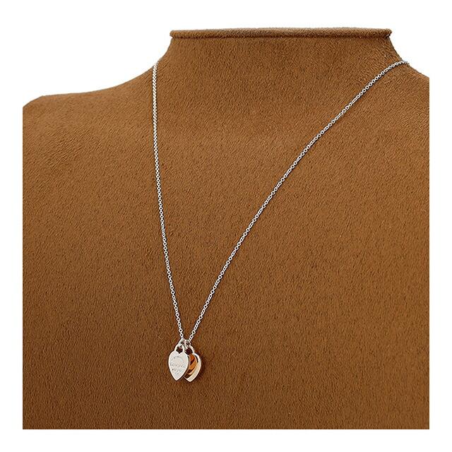 ティファニー ネックレス レディース ブランド Tiffany ハート 69684017 シルバー/ローズゴールド アクセサリーの画像