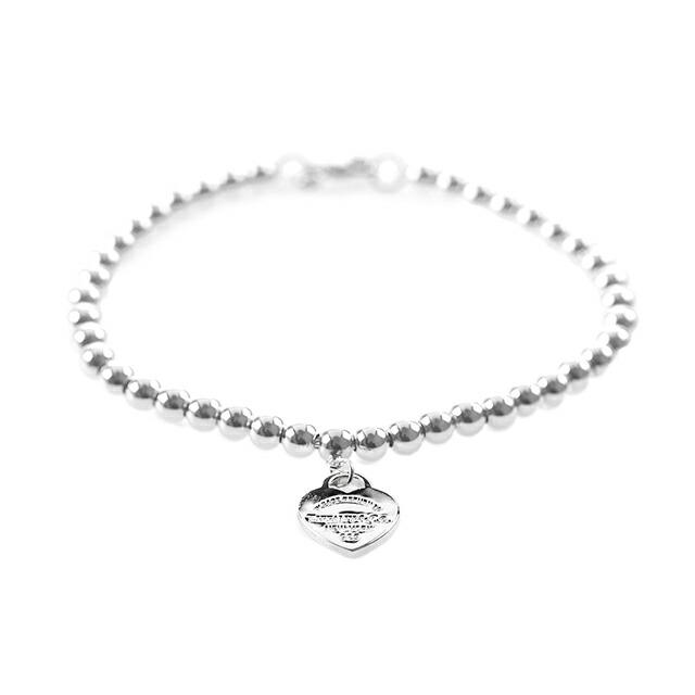 ティファニー ブレスレット レディース ブランド TIFFANY＆Co. Return to Tiffany medium ビーズ 海外限定モデル 23984024 シルバー アクセの画像