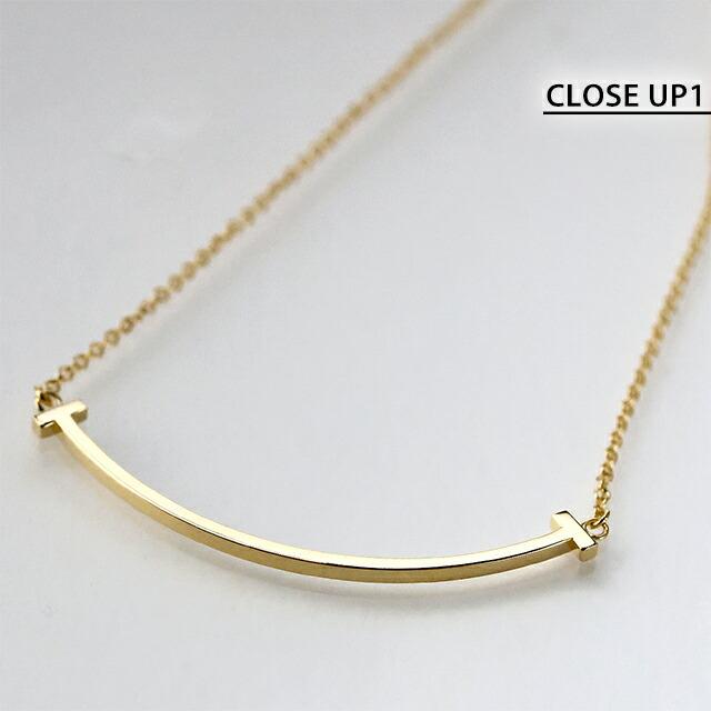 極美品 ティファニーT スマイル ネックレス ゴールド Tiffany T ティファニー ネックレス レディース ブランド TIFFANY&Co