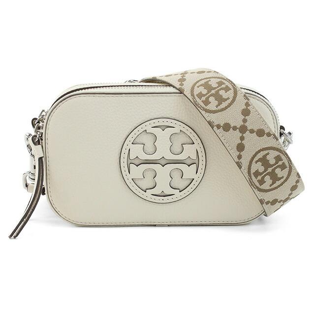 トリーバーチ 斜め掛け ショルダーバッグ レディース ブランド TORY BURCH MILLER レザー カンボジア 150153 NEW IVORY ホワイト系 バッグの画像