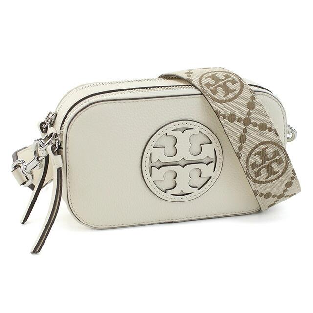 トリーバーチ 斜め掛け ショルダーバッグ レディース ブランド TORY BURCH MILLER レザー カンボジア 150153 NEW IVORY ホワイト系 バッグの画像