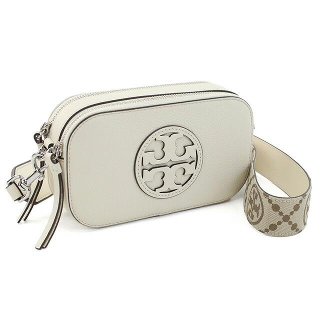 トリーバーチ 斜め掛け ショルダーバッグ レディース ブランド TORY BURCH MILLER レザー カンボジア 150153 NEW IVORY ホワイト系 バッグの画像