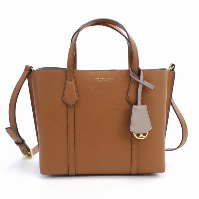 ✨美品✨トリーバーチ　トートバッグ　2way クロスボディ　レザー　ブラウン TORY BURCH（トリーバーチ） ブランド トートバッグ レディース レザー