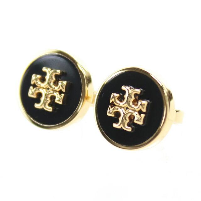 TORY BURCH（トリーバーチ） ピアス レディース ブランド TORY BURCH 90547 TORY GOLD-BLACK ...