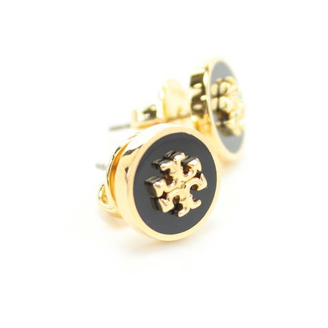 TORY BURCH（トリーバーチ） ピアス レディース ブランド TORY BURCH 90547 TORY GOLD-BLACK ...