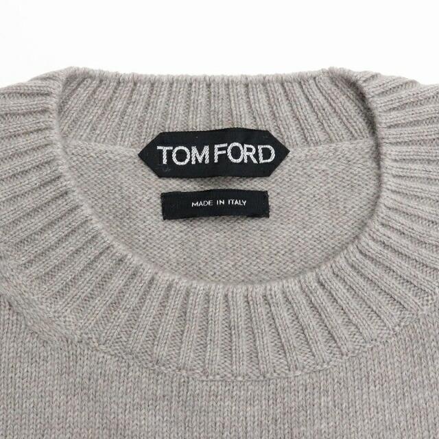 トム フォード ニット メンズ ブランド TOM FORD イタリア BYF71 ベージュ系 ウェア 選べるモデル プレゼント 実用的の画像