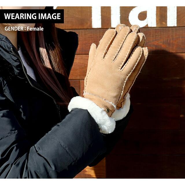 アグ 手袋 レディース ブランド UGG SHEEPSKIN SEAMED GLOVE 17371